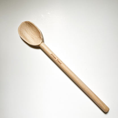 Artisan Beechwood Cooking Spoon – 100% Natural – Non-Toxic Wooden Spoon – 12"