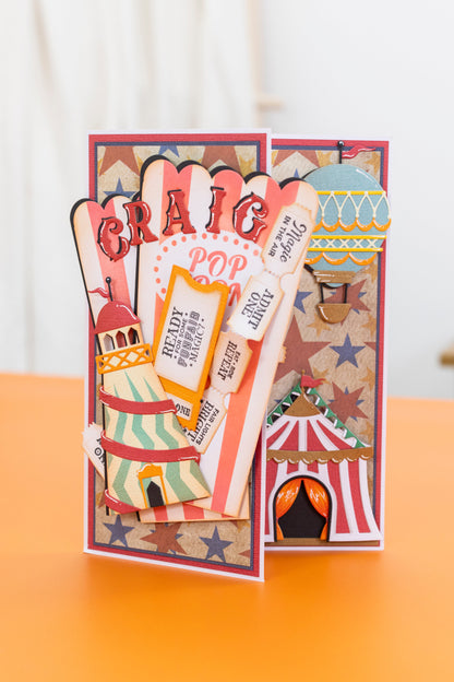 Vintage Carnival Metal Die Set - Big Top
