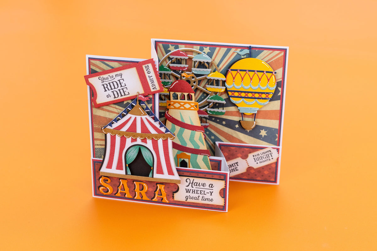 Vintage Carnival Metal Die Set - Big Top