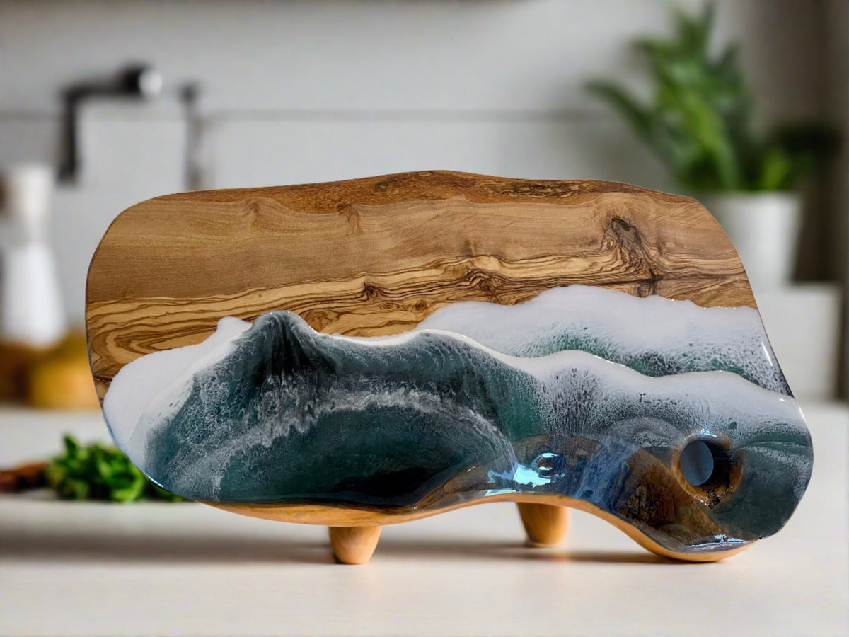 Planche à découper en bois d'olivier