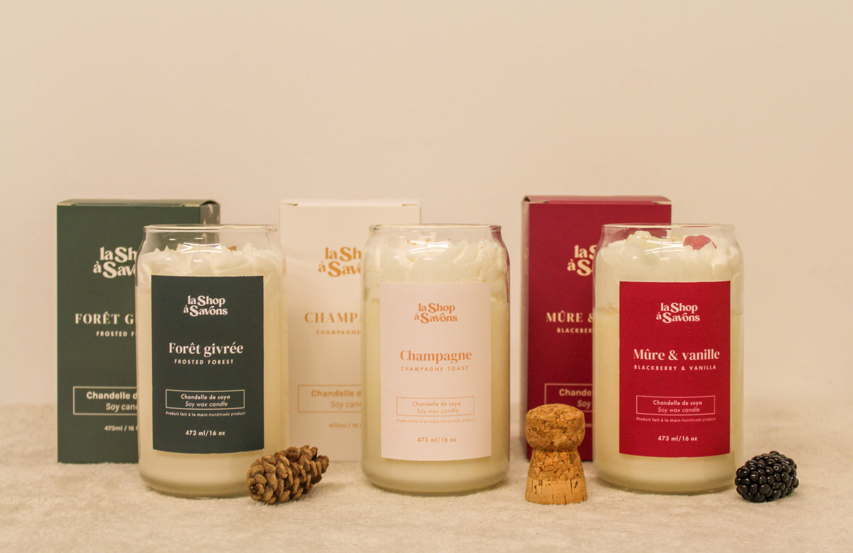 Soy candle 16 oz - Blackberry & Vanilla