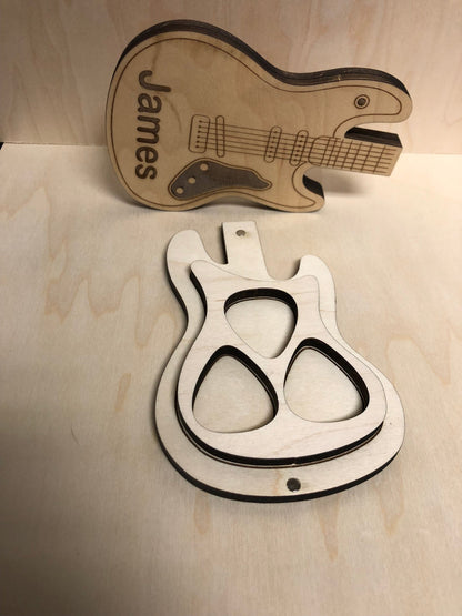 Support de médiators pour guitare