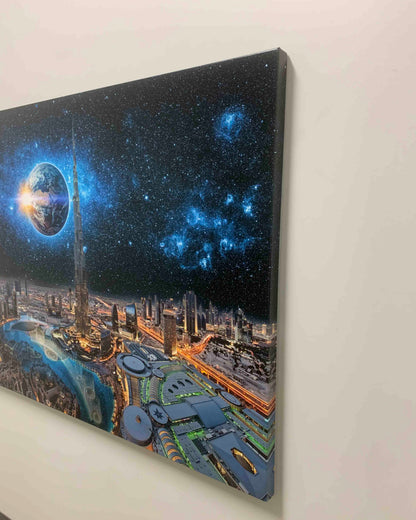 Wall Art-Dubai Concept-Canvas Print-Skyline