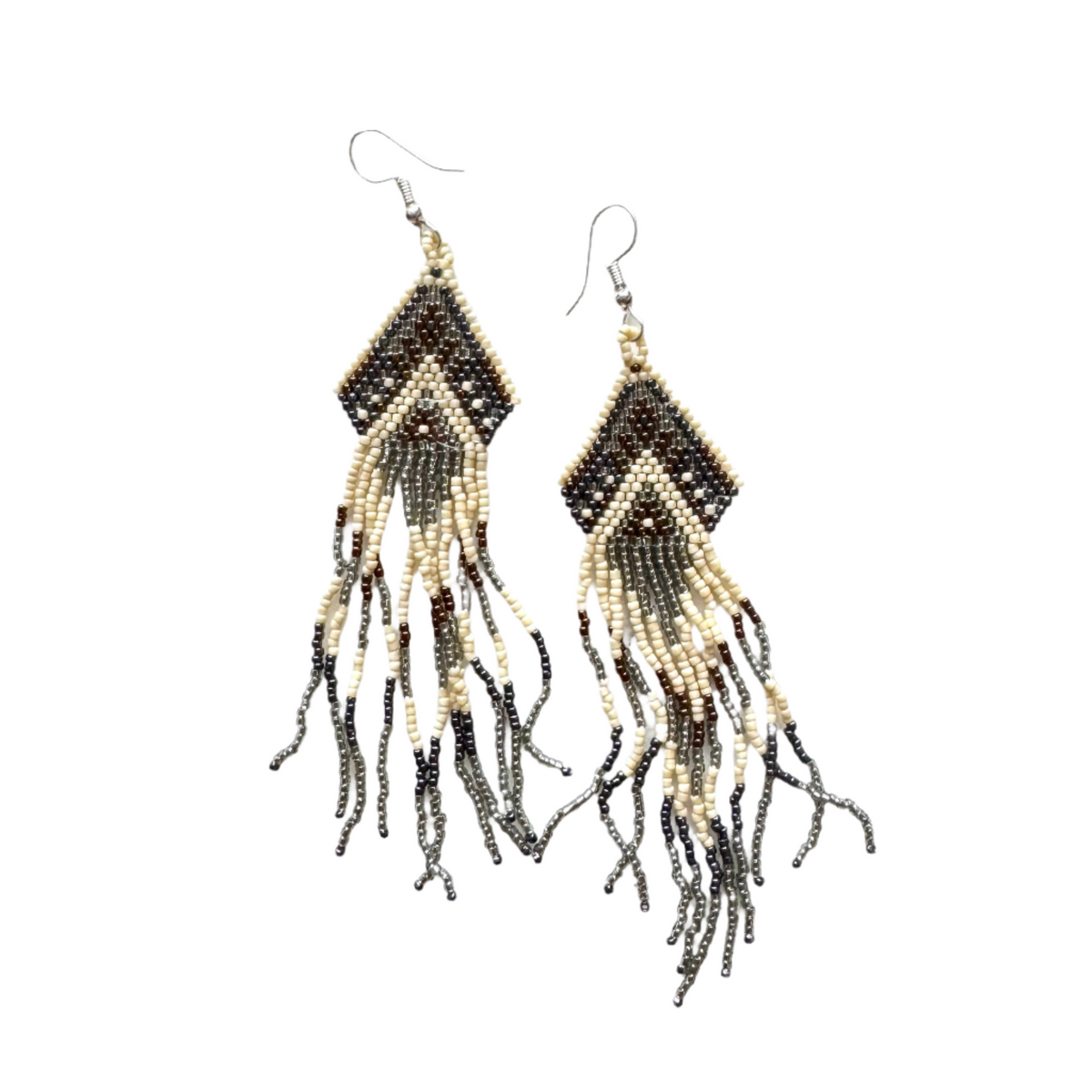 Beaded Aztec Style Earring
