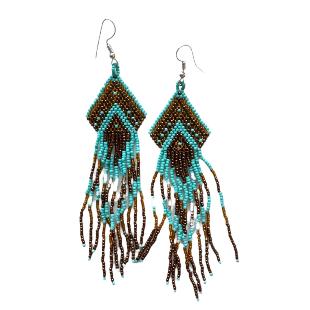Beaded Aztec Style Earring