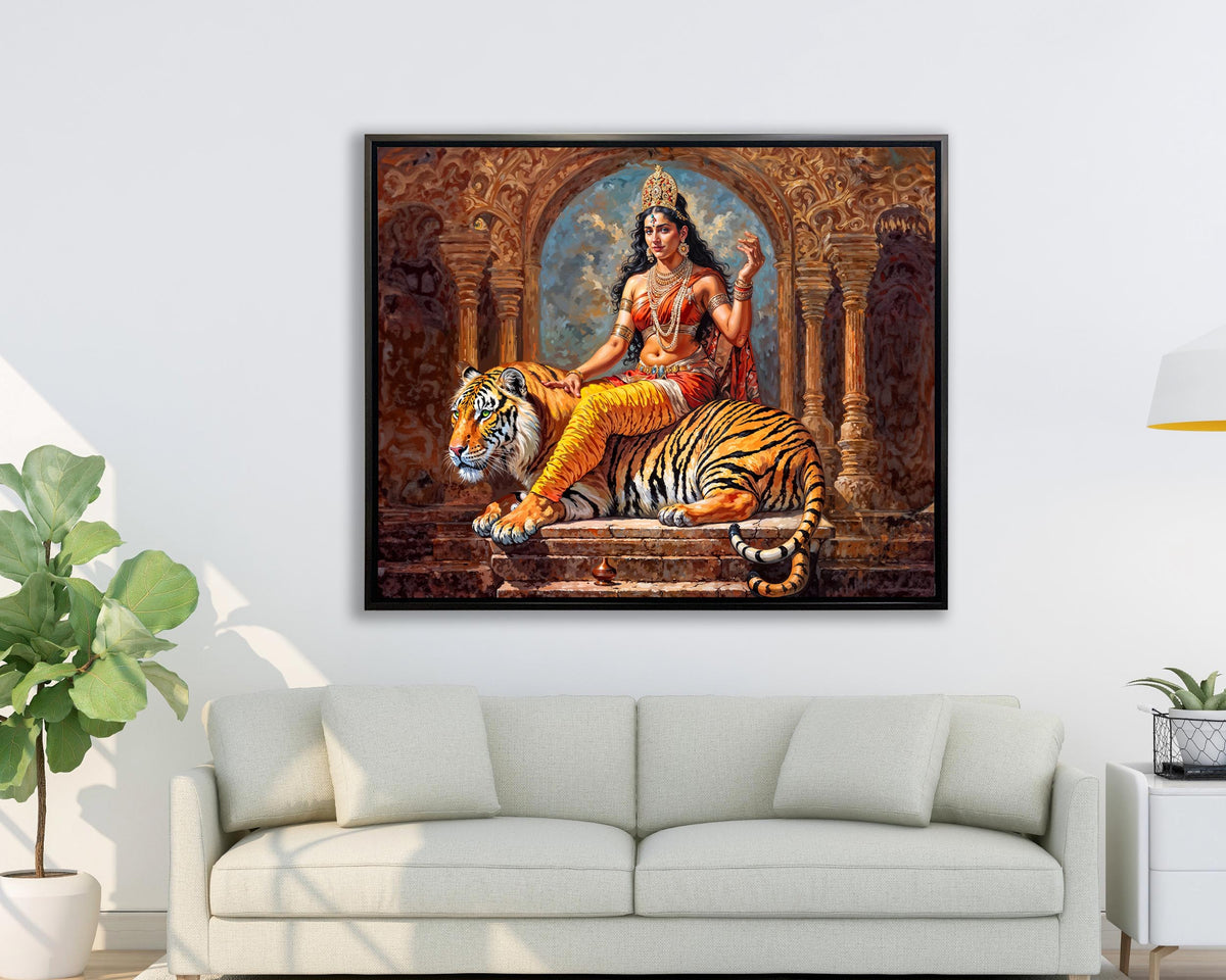 Wall Art -Parvati Canvas Print -Indian Art