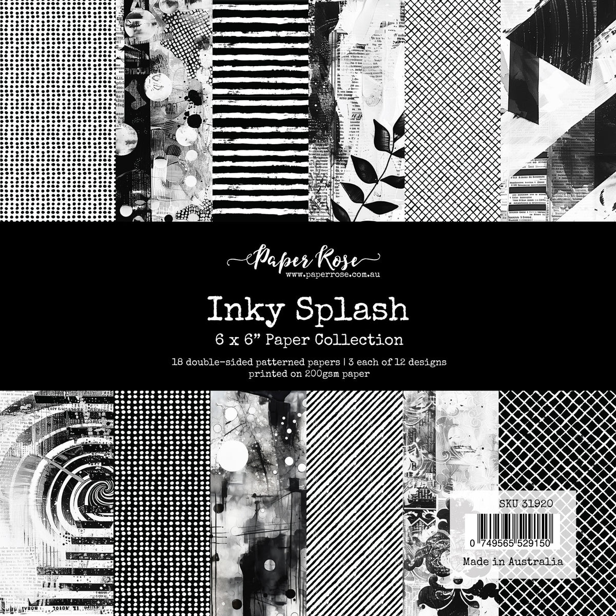 Collection de papiers Inky Splash 6x6 31920