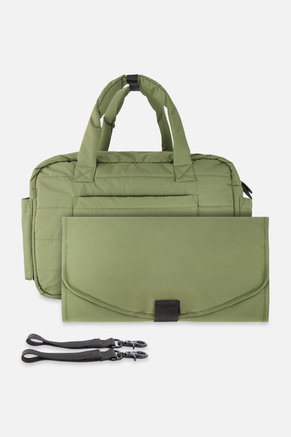 Diaper Bag With Changing Mat Olive Green