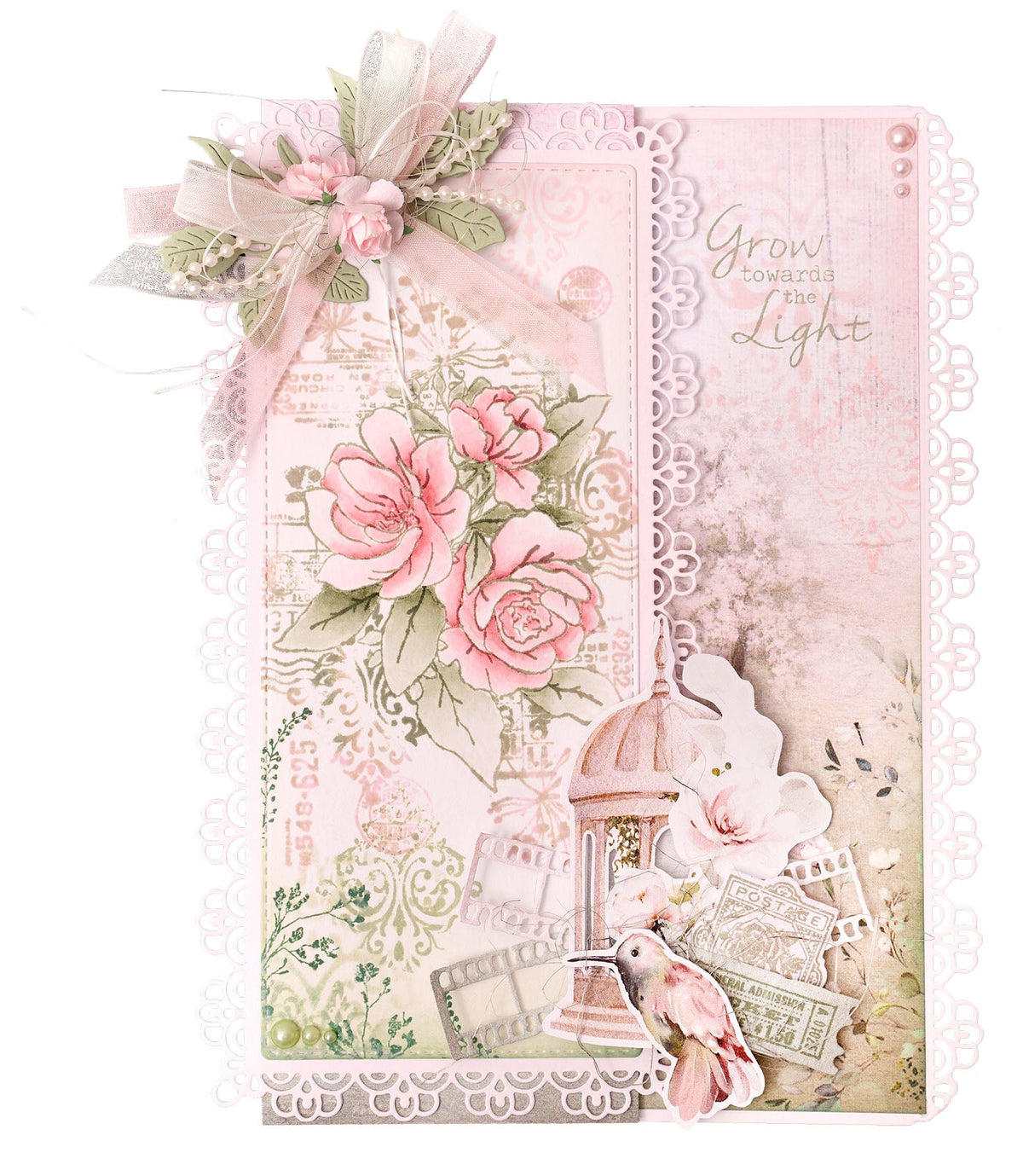 Tampon transparent JMA Sending Roses Romantic Moments 88x129x3mm 1 pc n°481