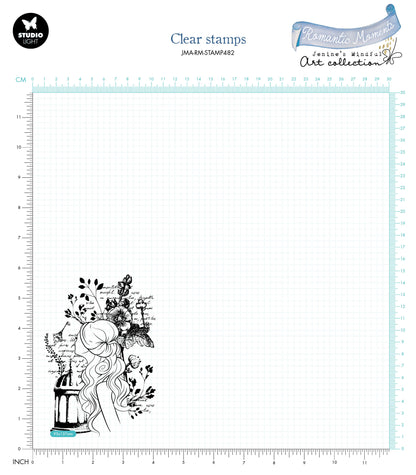 JMA Tampon Transparent À la Recherche de l'Amour Moments Romantiques 94x137x3mm 1 PC nr.482