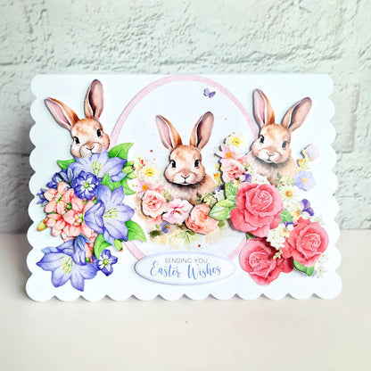 Décopatch Découpé à l'Emporte-Pièce – Poussins & Lapin (pack de 3)