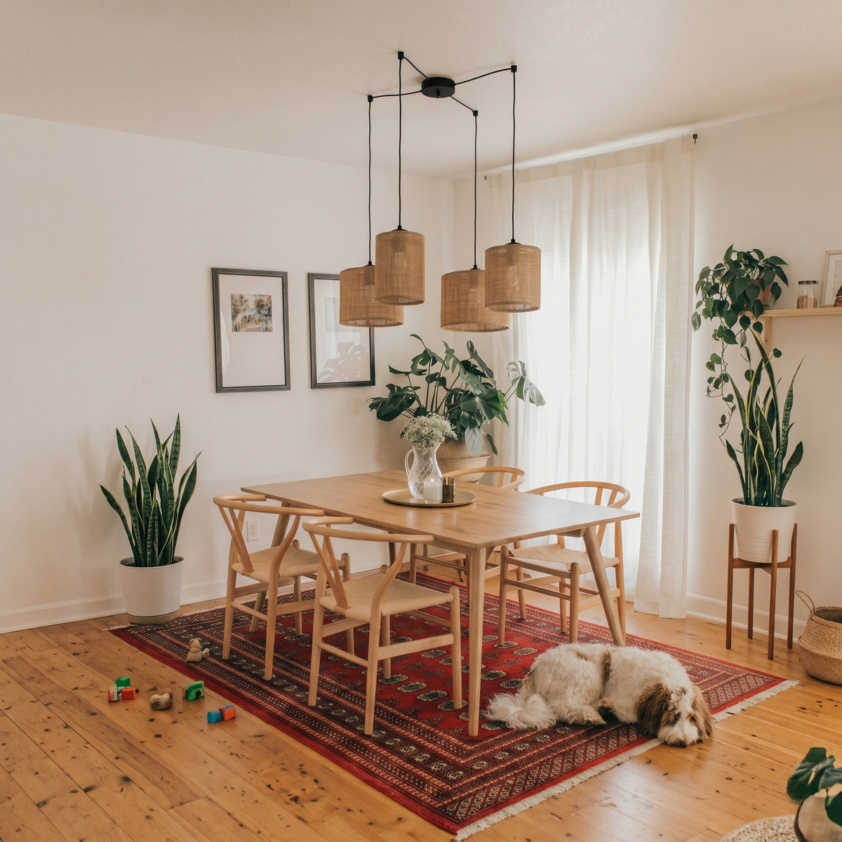 JUTE Suspension en jute naturelle pour îlot de cuisine, salle à manger et salon