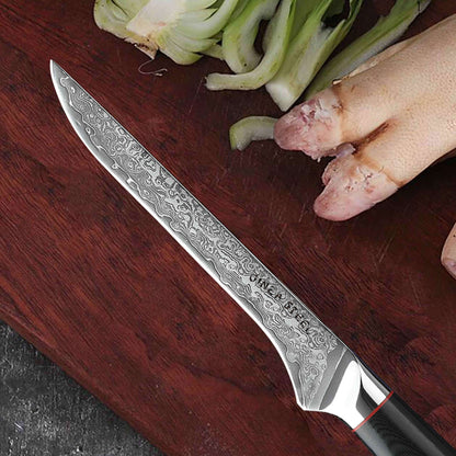 HAGAKURE 14 | Couteau à désosser 5,5" Acier Damas AUS 10