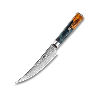 Kaze Katana Boning Knife 6″ | Damascus Steel by Ginza Steel