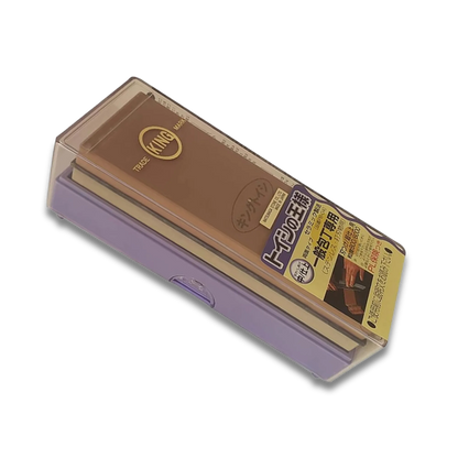 KING PB-04 Dual-Sided Whetstone – Medium and Fine Grit #800/#6000 – Made in Japan