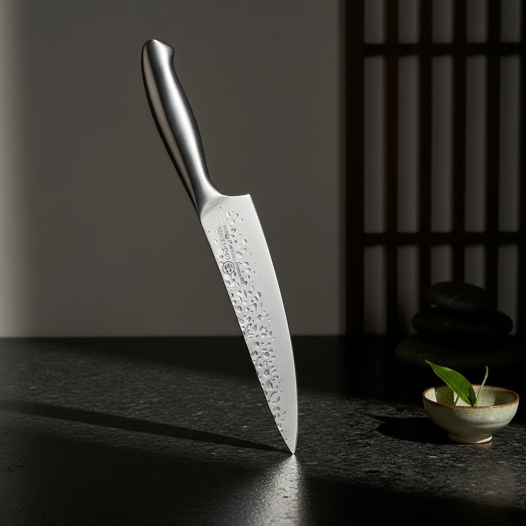 Couteau de chef Küchen Series EISENKRAFT 210 mm – Lame en acier allemand 1.4116