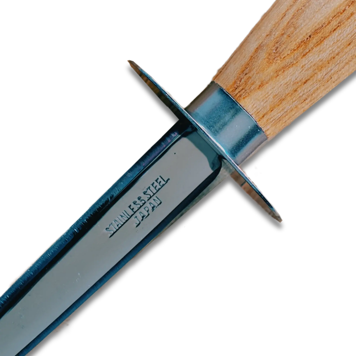 Ginza Steel | Couteau à huîtres Acier inoxydable Manche bois 205 mm
