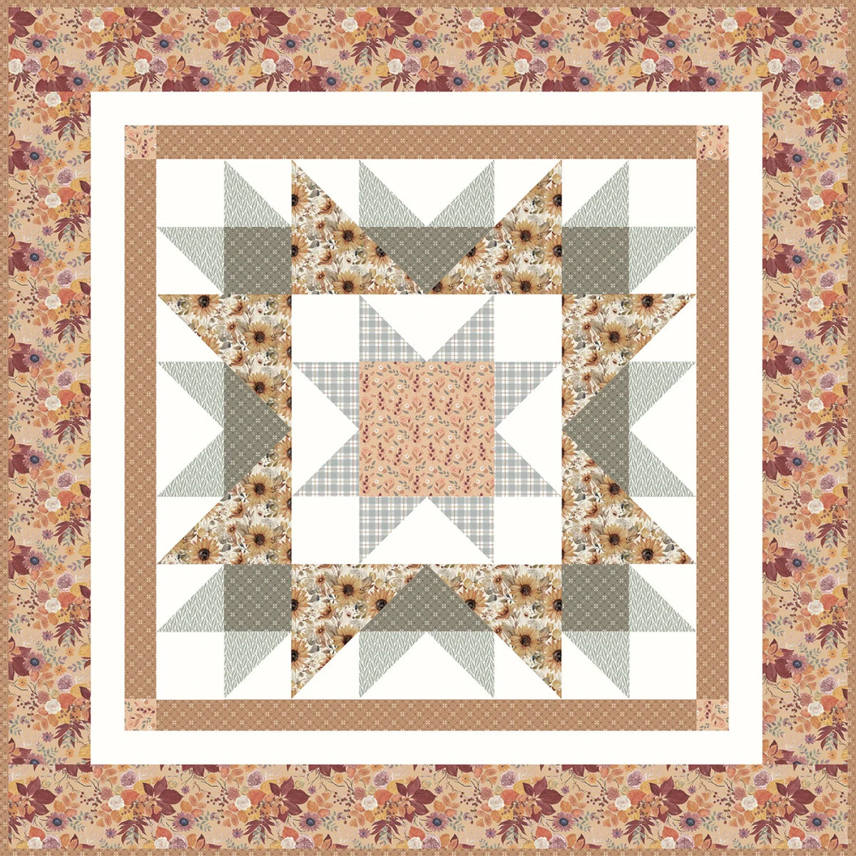 Riley Blake - Evening on the Prairie Evening Star Table Topper Kit