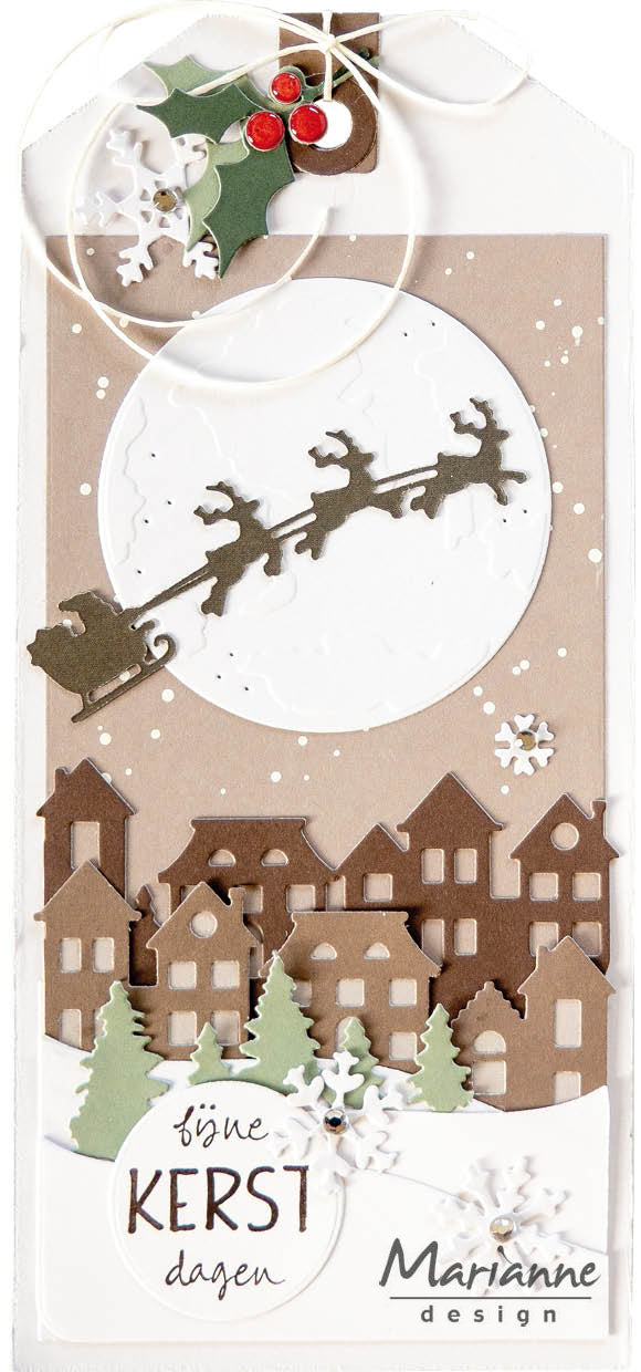 Marianne Design Matrices de découpe Creatables - Père Noël et Traîneau