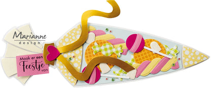 Pochoir Marianne Design - Sac à bonbons par Marleen