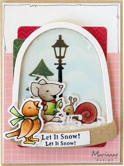Marianne Design Fenêtres à Secouer - Boule à Neige