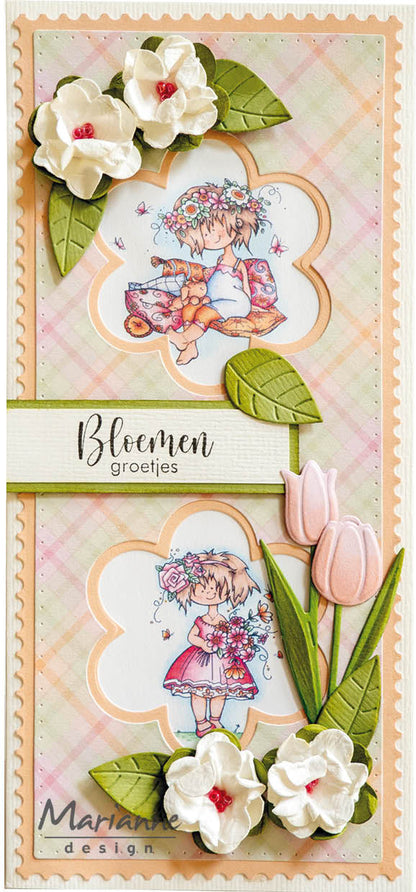 Marianne Design Craftables Matrice de découpe - Fleurs Slimline