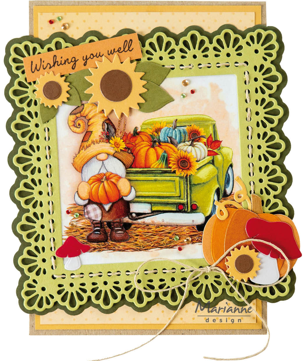 Marianne Design Craftables Matrice de découpe - Maïs et Tournesols par Marleen