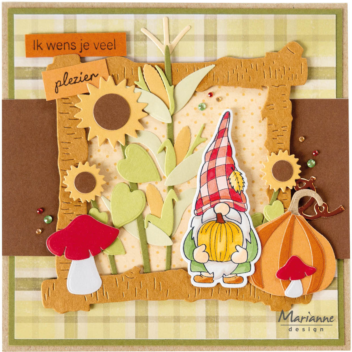 Marianne Design Craftables Matrice de découpe - Maïs et Tournesols par Marleen