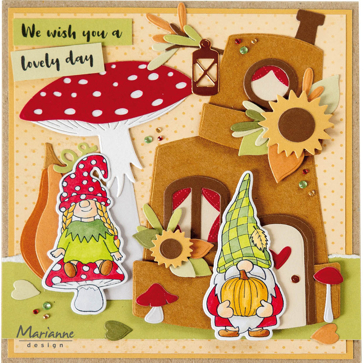 Marianne Design Craftables Matrice de découpe - Maïs et Tournesols par Marleen