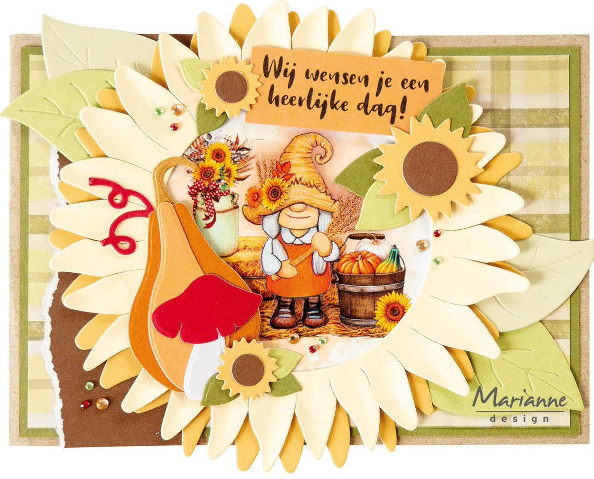 Marianne Design Craftables Matrice de découpe - Maïs et Tournesols par Marleen