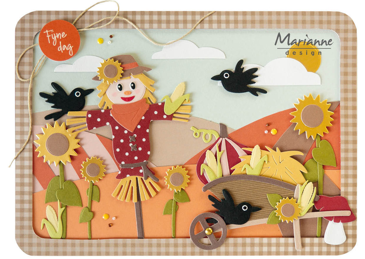 Matrice de découpe Marianne Design Collectables - Épouvantail par Marleen