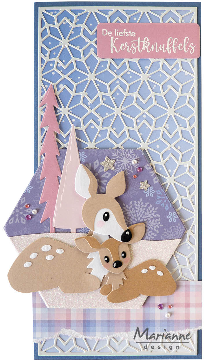 Marianne Design Matrices de découpe Collectables - Famille de cerfs d'Eline