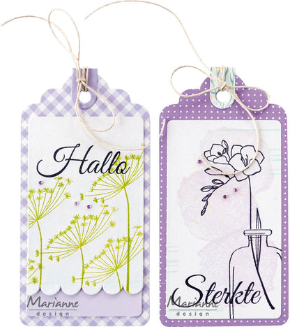 Marianne Design Craftables Matrice de découpe - Étiquette élégante