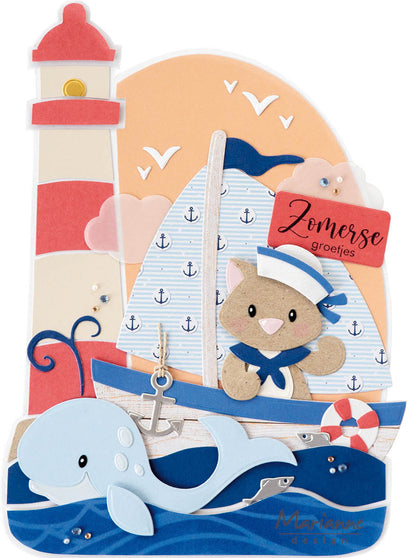 Matrice de découpe Marianne Design Collectables - Bateau de Marleen