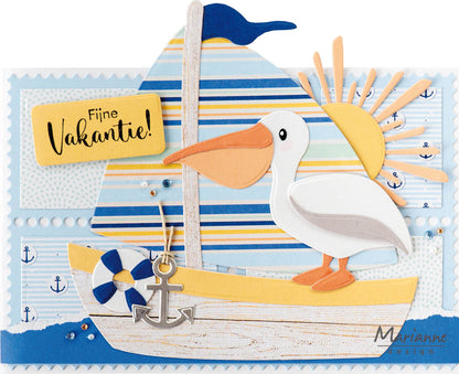 Matrice de découpe Marianne Design Collectables - Bateau de Marleen