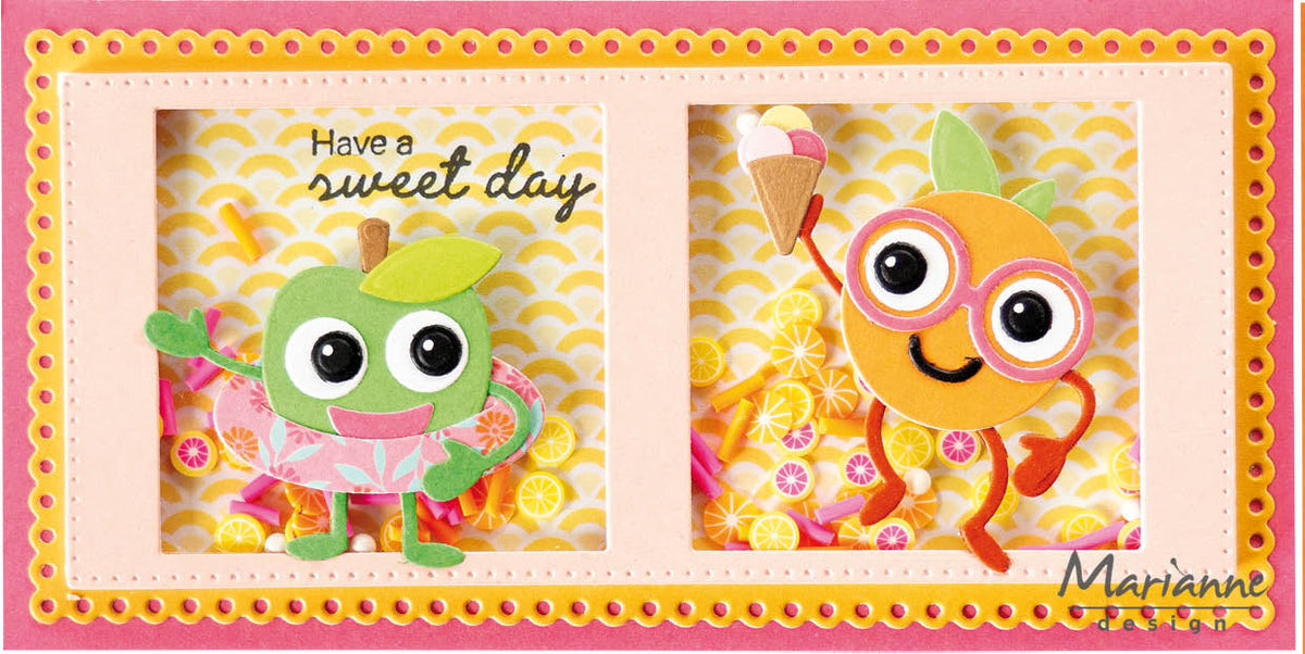 Marianne Design Collectables Die - Fruits Joyeux Par Marleen