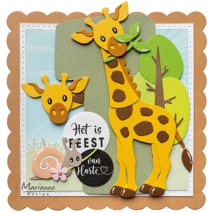 Matrice de découpe Marianne Design Collectables - Girafe d'Eline