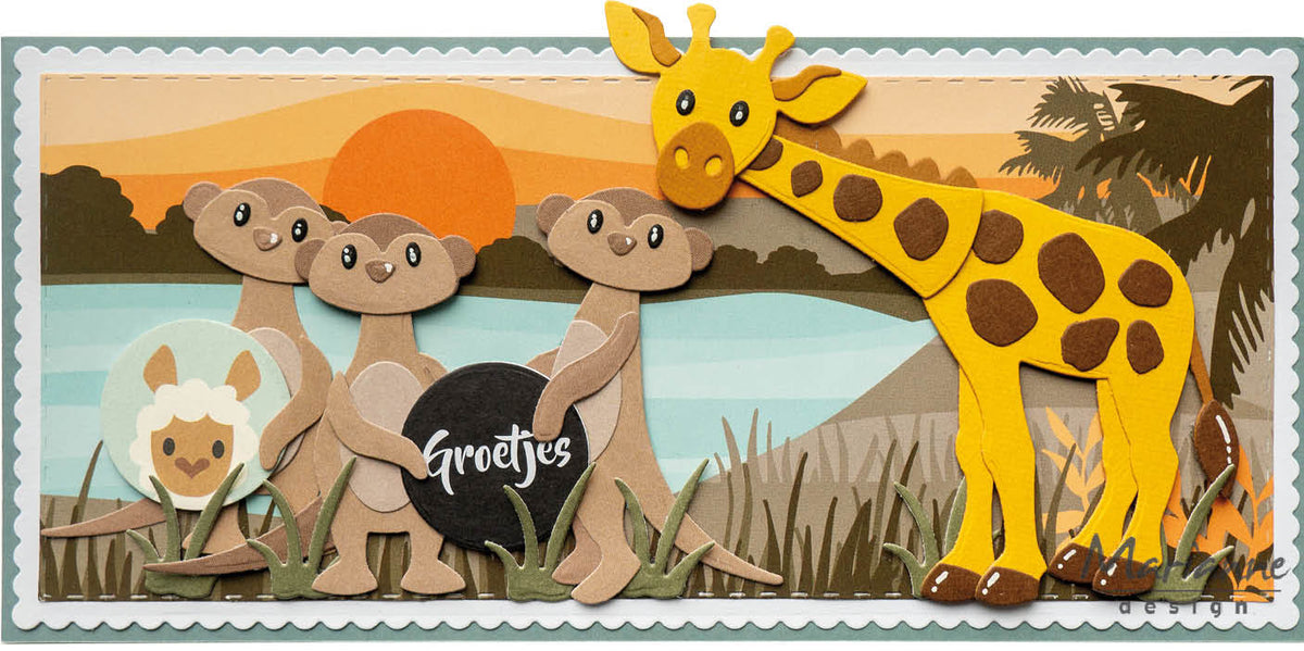 Matrice de découpe Marianne Design Collectables - Girafe d'Eline