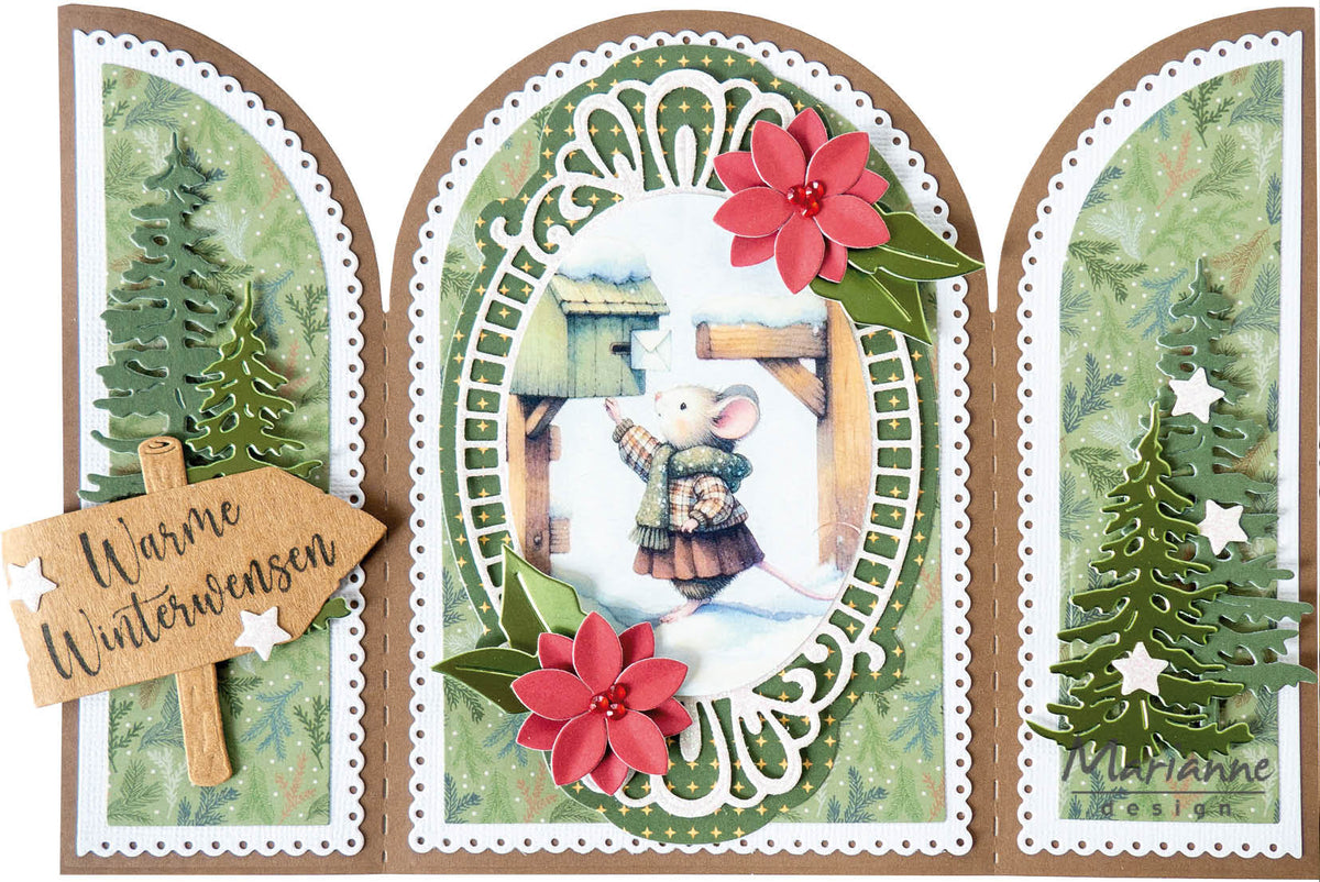 Marianne Design Matrices de découpe Creatables - Triptyque