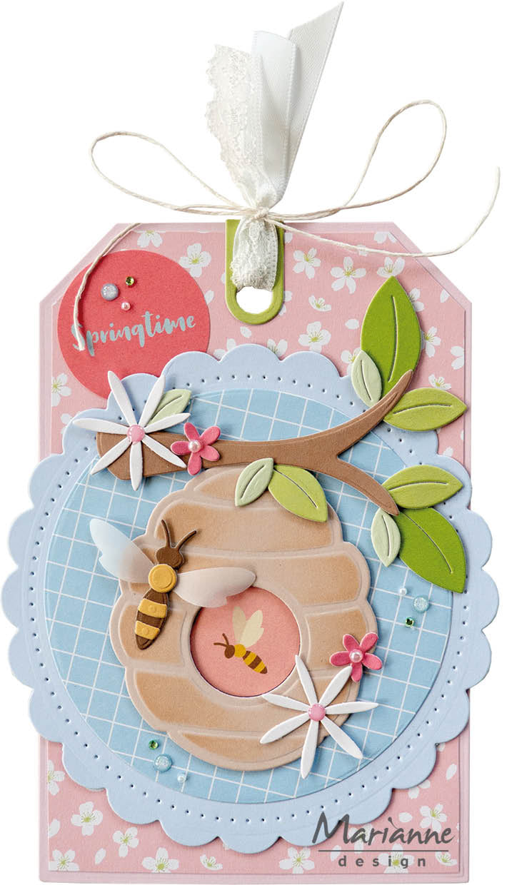 Autocollants Marianne Design - Hello Spring de Marleen