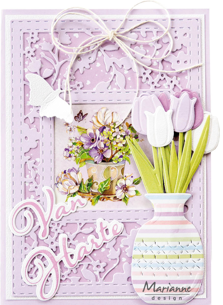 Marianne Design Craftables Matrice de Découpe - Matrices à Perforer XL Papillons