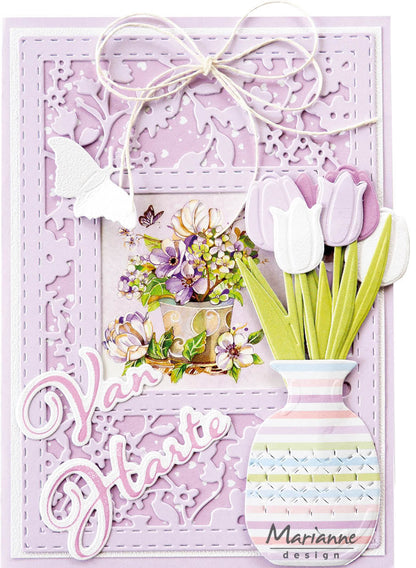 Marianne Design Craftables Matrice de Découpe - Matrices à Perforer XL Papillons