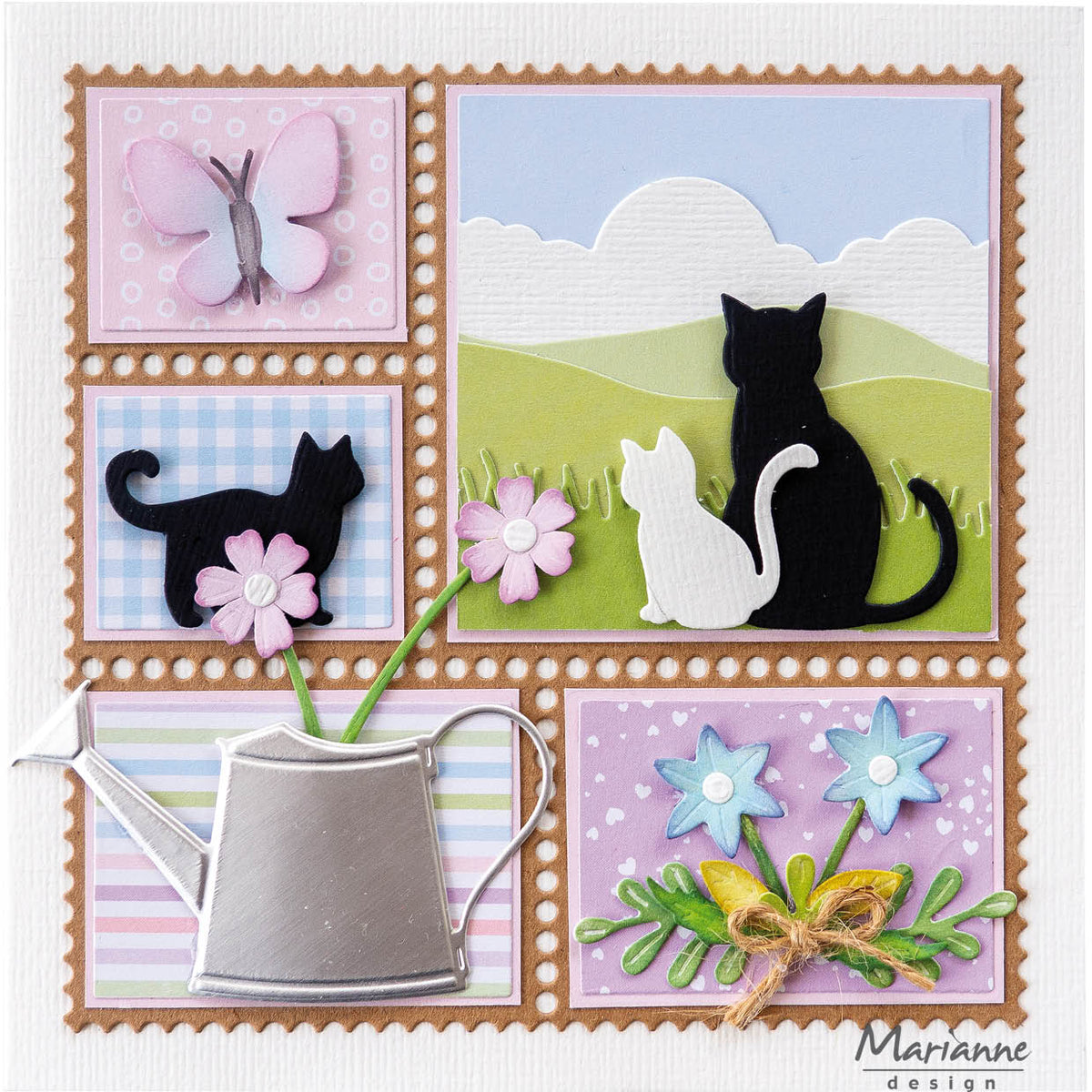 Marianne Design Craftables Matrice de Découpe - Matrices à Perforer XL Papillons