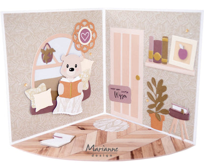 Pochoir Marianne Design Craft - A4 - Create A Room by Marleen