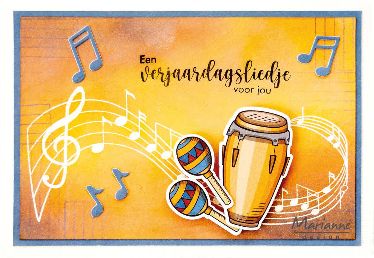 Marianne Design Craftables Matrice de découpe - Matrice de découpe XL - Musique