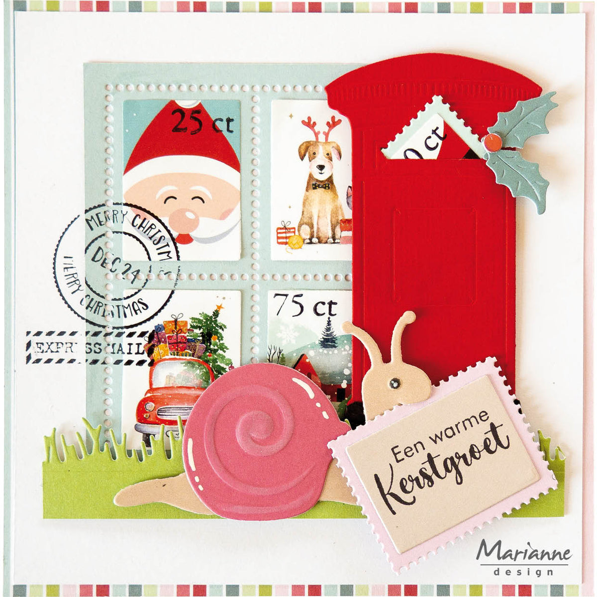 Marianne Design Stamp & Die Set - Postage Stamp