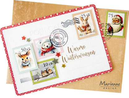 Marianne Design 6x12 Cardstock - White & Cream