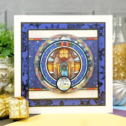 The Square Little Book of Stained Glass Christmas