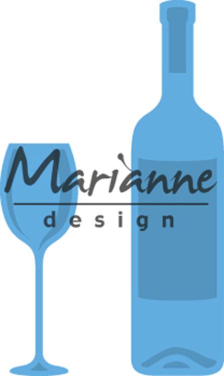 Marianne Design Horizon : Bouteille et Verre