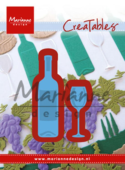 Marianne Design Horizon : Bouteille et Verre